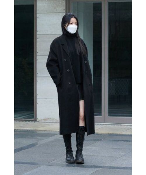 MUSINSA STANDARD WOMAN（ムシンサスタンダードウーマン）の「レディースラムウールリラックスタートルネックニット[ブラック]（ニット/セーター・レディース・その他・LARGE/X-SMALL/SMALL/MEDIUM）」の11枚目の写真
