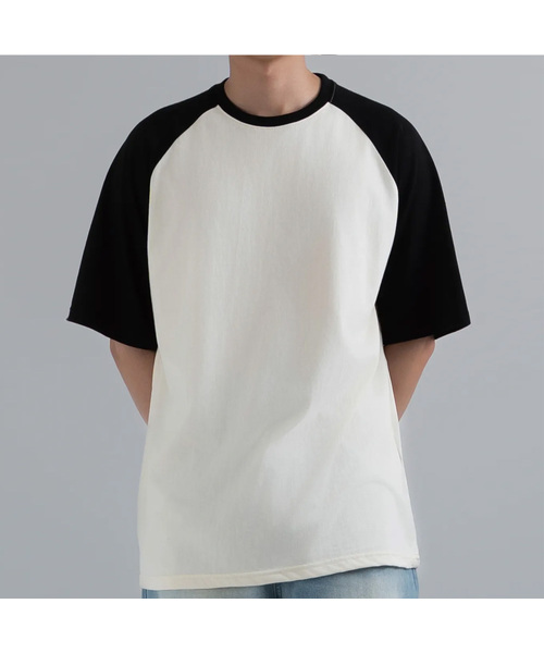 UNDEROFF(アンダーオフ)の「オーバーサイズラグラン半袖Tシャツクリーム(Tシャツ/カットソー・レディース・クリーム・SMALL/MEDIUM/LARGE/X-LARGE)」の1枚目の写真