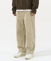 TOFFEE（トフィー）の「Two-Tuck Corduroy Balloon Bag Elasticated waist Pants (DUST BEIGE)（その他パンツ・メンズ）」