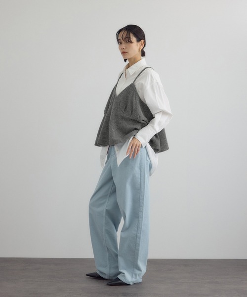 セール】【crinkle crinkle crinkle】ウールミックスランジェリー