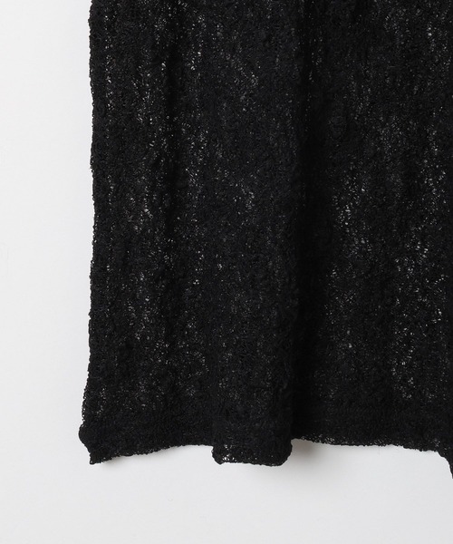 GEORGE'S（ジョージズ）の「レースタートル（Tシャツ/カットソー・レディース・アイボリー/ブラック/ベージュ・MEDIUM）」の14枚目の写真