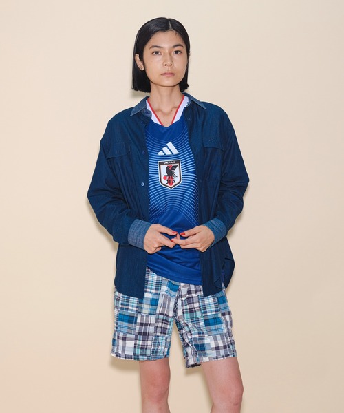 adidas(アディダス)の「サッカー日本代表 2026 ホーム レプリカ ユニフォーム / adidas(Tシャツ/カットソー・メンズ・ブルー・MEDIUM/LARGE/X-LARGE/XX-LARGE/XXX-LARGE/4XL/X-SMALL/SMALL)」の7枚目の写真