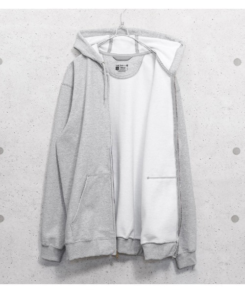 Carhartt（カーハート）の「Carhartt カーハート K122 ミッドウェイト ジップフロント スウェットパーカー（スウェット・メンズ・ブラック/チャコールグレー/ネイビー/グレー・L/XL/S/M）」の7枚目の写真
