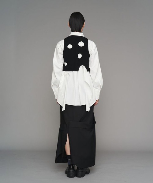 UN3D./アンスリード】INSERT DESIGN SK/インサート デザインスカート