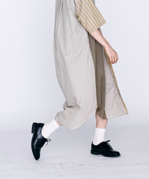 Kelen（ケレン）の「「KELEN / ケレン」パネル切替シャツワンピース（ワンピース・レディース・サックスブルー/ベージュ・S/M）」の11枚目の写真