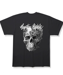 メイビスカル アッシュグレーTシャツ ブラック