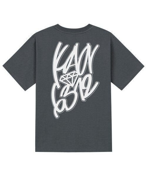KAN6312(カン6312)の「KTG0088 グラフィティ 半袖Tシャツ - グレー(Tシャツ/カットソー・メンズ・その他・X-LARGE/SMALL/MEDIUM/LARGE)」の1枚目の写真