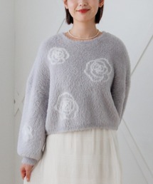 flower | ローズシャギーニット(ニット/セーター)