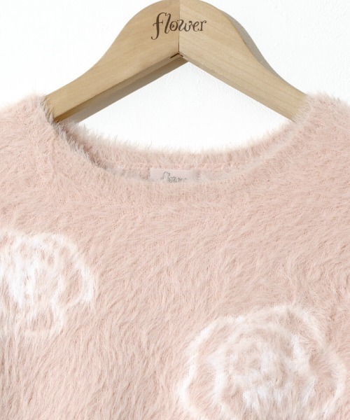 flower（フラワー）の「ローズシャギーニット（ニット/セーター・レディース・グレー/ピンク・FREE）」の20枚目の写真