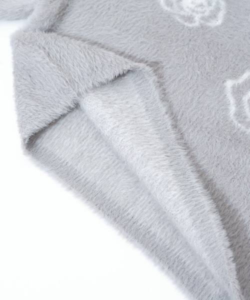 flower（フラワー）の「ローズシャギーニット（ニット/セーター・レディース・グレー/ピンク・FREE）」の13枚目の写真