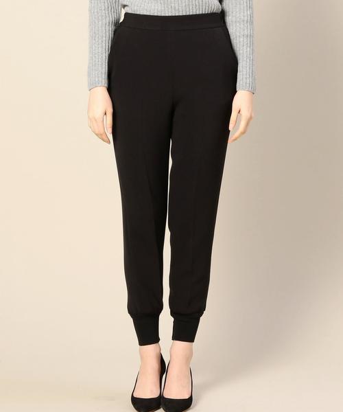 BEAUTY&YOUTH UNITED ARROWS（ビューティーアンドユースユナイテッドアローズ）の「＜6(ROKU)＞POLYESTER RIB PANTS/ﾊﾟﾝﾂ◆（その他パンツ・レディース・ホワイト/ブラック・36/34/38）」の9枚目の写真