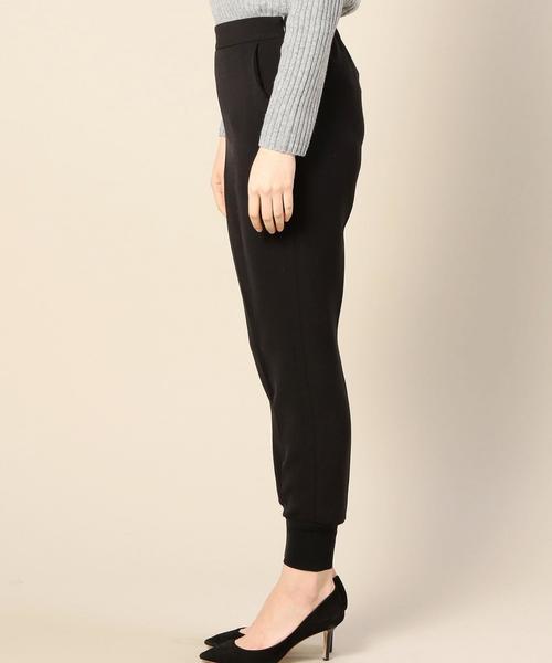 BEAUTY&YOUTH UNITED ARROWS（ビューティーアンドユースユナイテッドアローズ）の「＜6(ROKU)＞POLYESTER RIB PANTS/ﾊﾟﾝﾂ◆（その他パンツ・レディース・ホワイト/ブラック・36/34/38）」の3枚目の写真