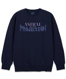 アーチロゴルーズフィットスウェット_ネイビー