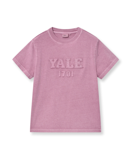 YALE（イェール）の「ウィメンズピグメントアプリケTシャツ_ピンク（Tシャツ/カットソー・レディース・その他・SMALL/MEDIUM/LARGE）」の2枚目の写真