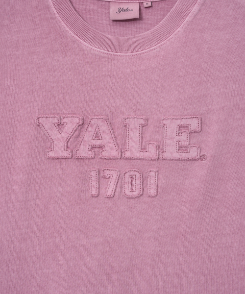 YALE（イェール）の「ウィメンズピグメントアプリケTシャツ_ピンク（Tシャツ/カットソー・レディース・その他・SMALL/MEDIUM/LARGE）」の6枚目の写真
