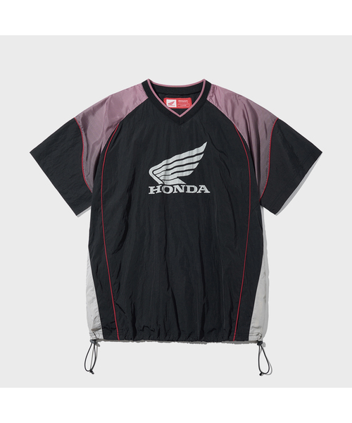PHYPS MOTORCYCLE(フィップスモーターサイクル)の「Speed Track nylon T-shirt Pink(Tシャツ/カットソー・レディース・その他・SMALL/MEDIUM/LARGE/X-LARGE/XX-LARGE)」の1枚目の写真