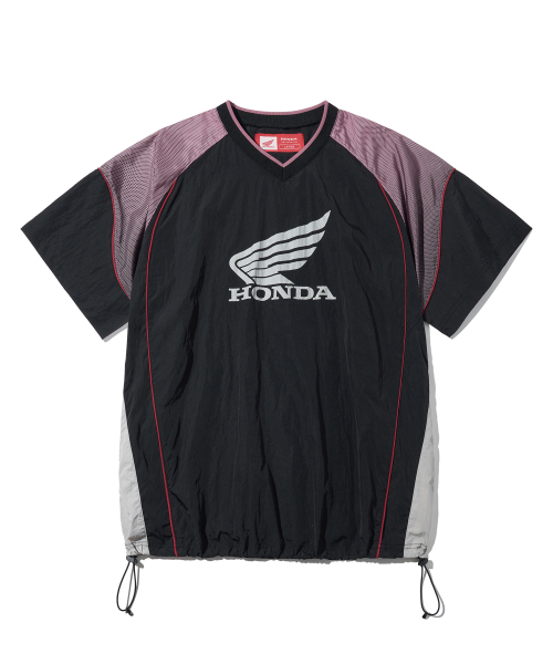 PHYPS MOTORCYCLE(フィップスモーターサイクル)の「Speed Track nylon T-shirt Pink(Tシャツ/カットソー・レディース・その他・SMALL/MEDIUM/LARGE/X-LARGE/XX-LARGE)」の2枚目の写真