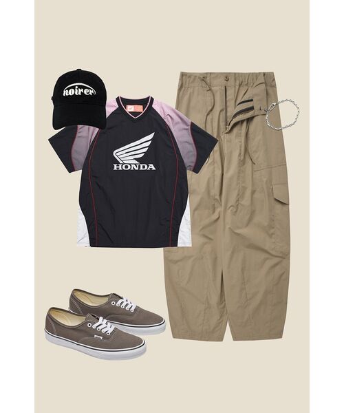 PHYPS MOTORCYCLE(フィップスモーターサイクル)の「Speed Track nylon T-shirt Pink(Tシャツ/カットソー・レディース・その他・SMALL/MEDIUM/LARGE/X-LARGE/XX-LARGE)」の15枚目の写真