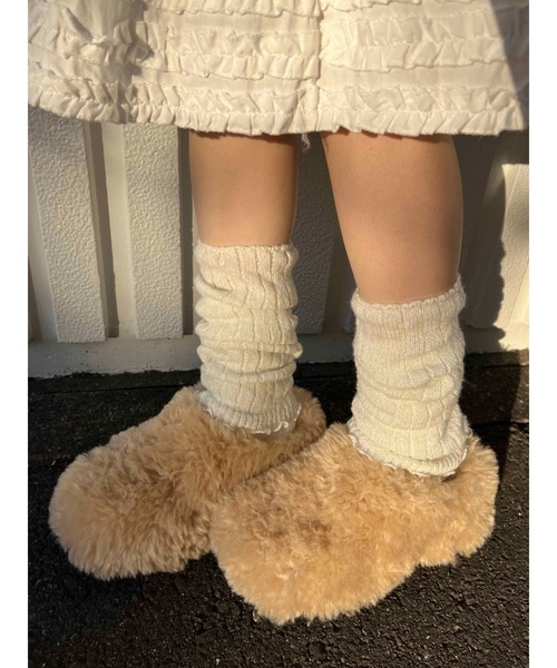 WC（ダブル シー）の「もこもこ厚底シューズ（その他シューズ・レディース・ブラック/ベージュ・SMALL/MEDIUM）」の8枚目の写真