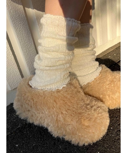 WC（ダブル シー）の「もこもこ厚底シューズ（その他シューズ・レディース・ブラック/ベージュ・SMALL/MEDIUM）」の11枚目の写真