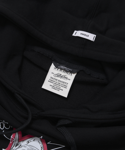 STIGMA（スティグマ）の「DV SHARK HOODIE BLACK（パーカー・メンズ・その他・MEDIUM/LARGE/X-LARGE）」の3枚目の写真