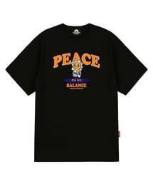 PEACE TIGER GRAPHIC Tシャツ - ブラック