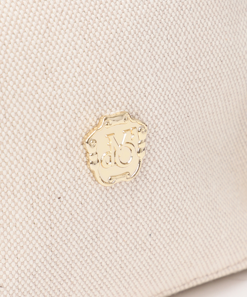 Spick & Span（スピックアンドスパン）の「VIOLAd’ORO / ヴィオラドーロ キャンバス*レザートートバッグL*（トートバッグ・レディース・アイボリー・FREE）」の10枚目の写真