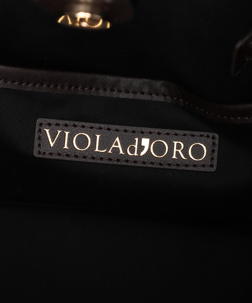 Spick & Span（スピックアンドスパン）の「VIOLAd’ORO / ヴィオラドーロ キャンバス*レザートートバッグL*（トートバッグ・レディース・アイボリー・FREE）」の13枚目の写真