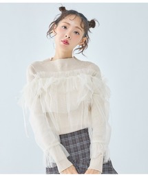 PEACH JOHN | チュールコンビニット(ニット/セーター)