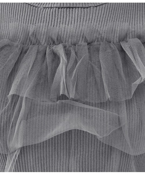 PEACH JOHN（ピーチジョン）の「チュールコンビニット（ニット/セーター・レディース・アイボリー/ブラック/チャコール・ONE SIZE）」の12枚目の写真