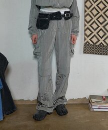 AOPT（アオプト）の「SHIRRING PARACHUTE PANTS - GRAY（その他パンツ）」