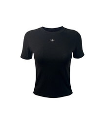 ROMANTIC TIGER（ロマンチックタイガー）の「chrome beetle basic black tee（Tシャツ/カットソー）」