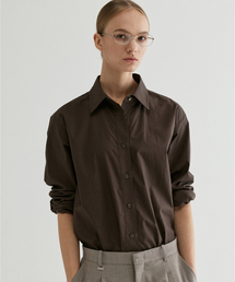 Classic Cotton Long Sleeve Shirt Brown