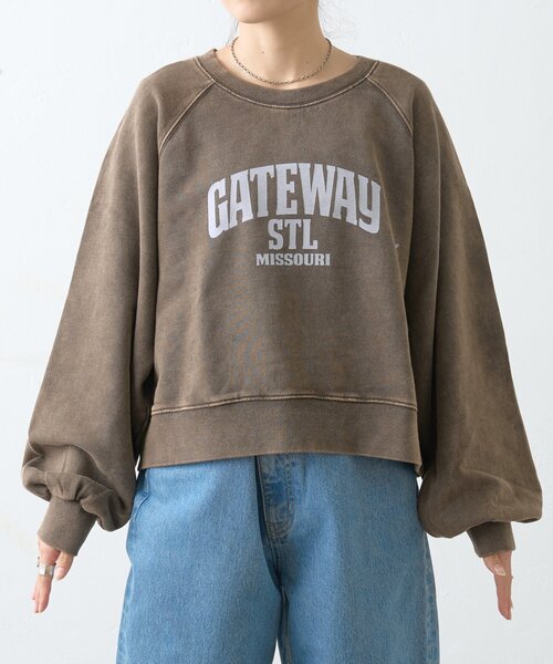 CIAOPANIC TYPY(チャオパニックティピー)の「アシッドウォッシュ加工ロゴプリントラグランスウェット(スウェット・レディース・グレー系その他/ピンク/ブラウン/チャコールグレー・ONE SIZE)」の21枚目の写真