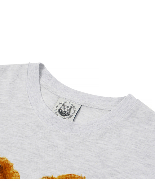 MATCHGLOBE(マッチグローブ)の「ジャンピングパピーオーバーサイズTシャツ(ライトグレー)(Tシャツ/カットソー・レディース・その他・FREE)」の2枚目の写真