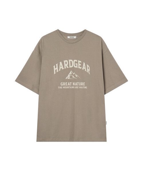 HARDGEAR APPAREL(ハードギアアパレル)の「マウンテンロゴTベージュ(Tシャツ/カットソー・メンズ・その他・LARGE/MEDIUM/SMALL/X-LARGE)」の1枚目の写真