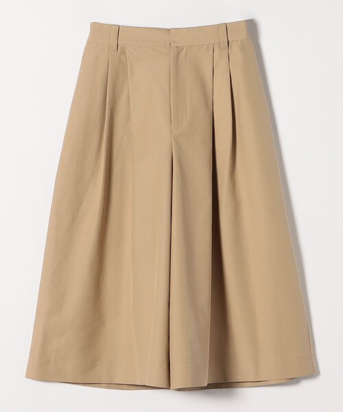 quaranciel(カランシエル)の「quaranciel:〈洗濯機可能〉タック Aライン ハーフ パンツ(その他パンツ・レディース・ベージュ/ネイビー・38/40)」の18枚目の写真
