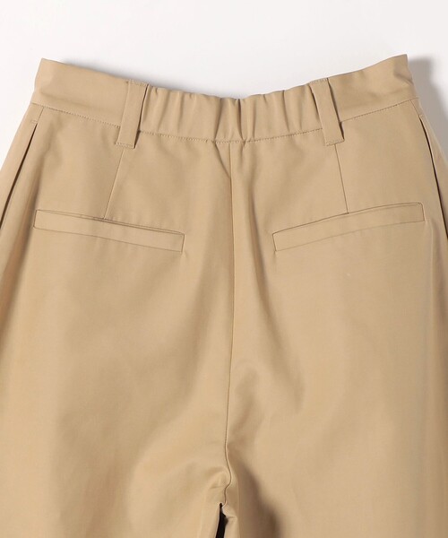 quaranciel(カランシエル)の「quaranciel:〈洗濯機可能〉タック Aライン ハーフ パンツ(その他パンツ・レディース・ベージュ/ネイビー・38/40)」の15枚目の写真