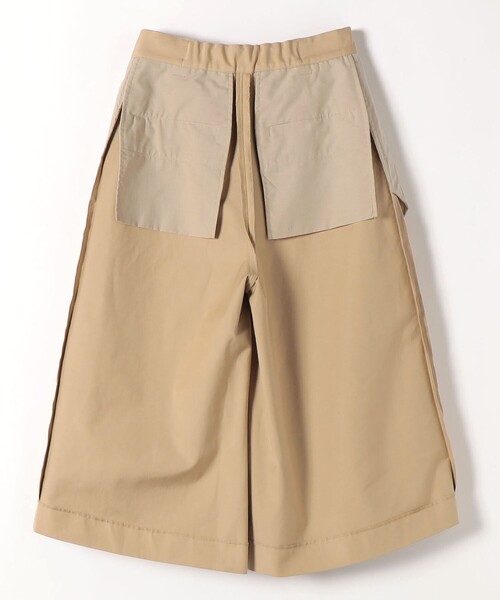 quaranciel(カランシエル)の「quaranciel:〈洗濯機可能〉タック Aライン ハーフ パンツ(その他パンツ・レディース・ベージュ/ネイビー・38/40)」の9枚目の写真