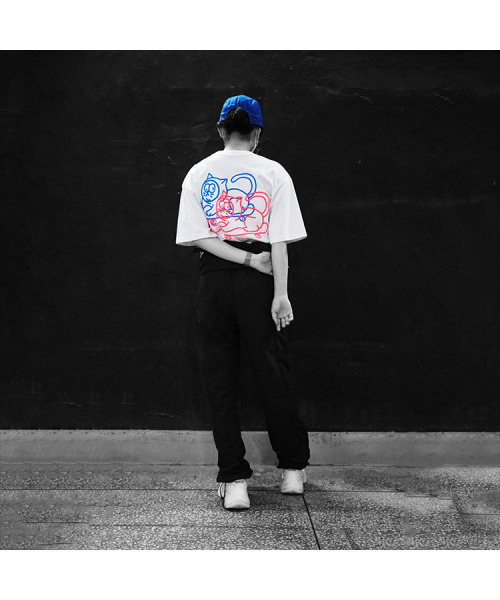 MONOPATIN（モノパティン）の「night light snow-E push off scotchlite t shirt - WTPK（Tシャツ/カットソー・レディース・その他・LARGE/MEDIUM）」の6枚目の写真