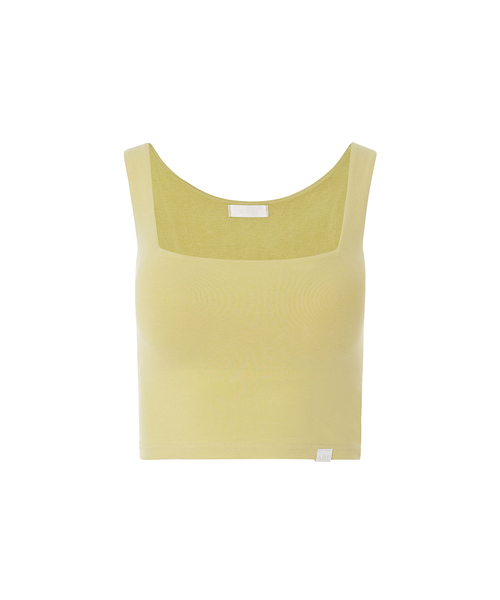 A.R.U(エイアールユー)の「SQUARE SLEEVELESS(Tシャツ/カットソー・レディース・ホワイト/アッシュグレー/ブラック/イエロー/ミント/PINK・SMALL/MEDIUM)」の5枚目の写真