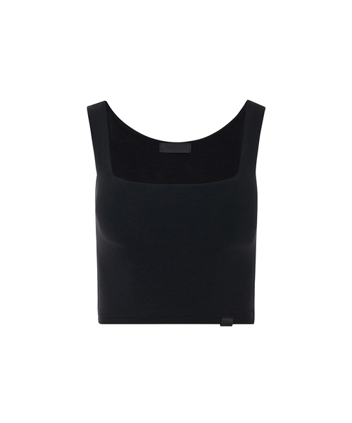 A.R.U(エイアールユー)の「SQUARE SLEEVELESS(Tシャツ/カットソー・レディース・ホワイト/アッシュグレー/ブラック/イエロー/ミント/PINK・SMALL/MEDIUM)」の3枚目の写真