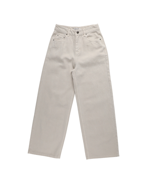 ACUD（アクド）の「Soft Structure Denim _L.Beige（デニムパンツ・レディース・ライトベージュ・MEDIUM/SMALL）」の6枚目の写真
