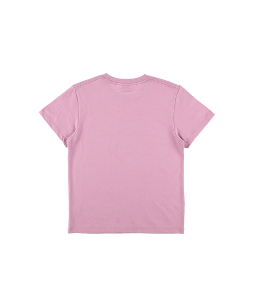 EPISODE UNTITLED（エピソードアンタイトルド）の「レースアップリケロゴクロップTシャツラベンダー（Tシャツ/カットソー・レディース・ラベンダー・FREE）」の3枚目の写真