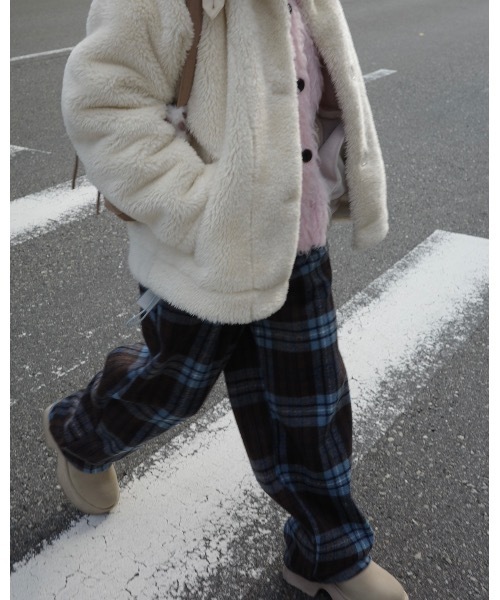 jumelle(ジュメロ)の「【暖パン】ウォームチェックパンツ(その他パンツ・レディース・ブラウン・MEDIUM/SMALL)」の10枚目の写真