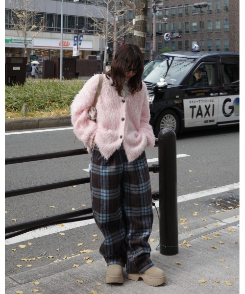 jumelle(ジュメロ)の「【暖パン】ウォームチェックパンツ(その他パンツ・レディース・ブラウン・MEDIUM/SMALL)」の6枚目の写真