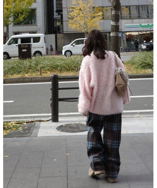 jumelle(ジュメロ)の「【暖パン】ウォームチェックパンツ(その他パンツ・レディース・ブラウン・MEDIUM/SMALL)」の7枚目の写真