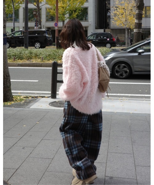 jumelle(ジュメロ)の「【暖パン】ウォームチェックパンツ(その他パンツ・レディース・ブラウン・MEDIUM/SMALL)」の8枚目の写真