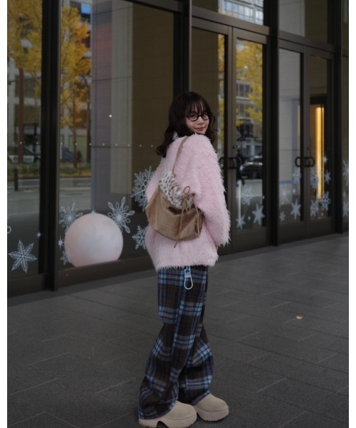 jumelle(ジュメロ)の「【暖パン】ウォームチェックパンツ(その他パンツ・レディース・ブラウン・MEDIUM/SMALL)」の9枚目の写真