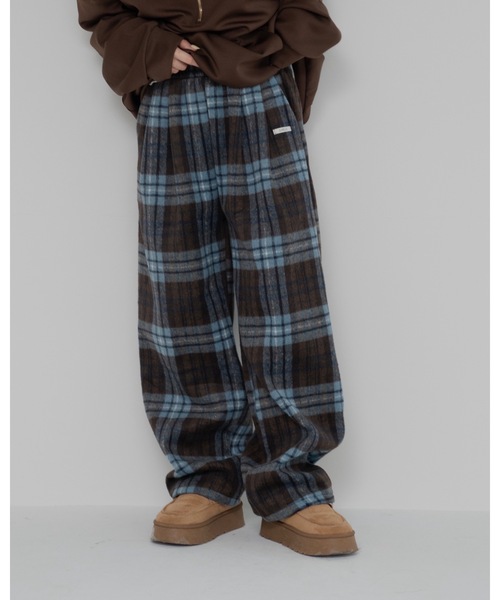 jumelle(ジュメロ)の「【暖パン】ウォームチェックパンツ(その他パンツ・レディース・ブラウン・MEDIUM/SMALL)」の12枚目の写真